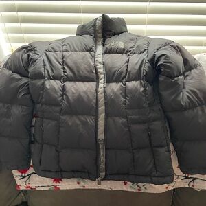 The North Face girls black Puffer Jacket